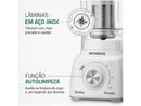 Liquidificador Mondial Turbo Power L-99-WG com Filtro 3 Velocidades 500W Branco e Cinza - 220V
