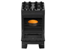 Fogão 4 Bocas Atlas Preto Mônaco Top Glass - Bivolt
