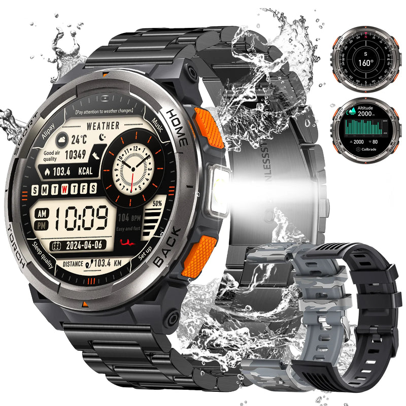 Ultra Rugged Waterproof Military Smart Watch - EIGIIS-KE5©