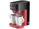 Cafeteira Cadence Single Up 2 Cafés Preta e Vermelha CAF230 - 220V