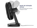 Ventilador de Mesa Electrolux Efficient EFD40 40cm 6 Pás 3 Velocidades Grafite 3510AIBR404 - 110V