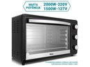 Forno Elétrico de Bancada Philco 44L Preto PFE44 - 110V