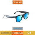 Novos Óculos Inteligentes OVO-1 com Fones de Ouvido Sem Fio Bluetooth 6.0, Óculos de Sol com Fones de Ouvido para Esportes ao Ar Livre, Microfone HD para Chamadas