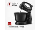 Batedeira Mondial Preta 400W Prática B-44-B - 220V