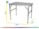 Mesa Dobrável Multiuso 90x60cm Otello DOB-AL2
