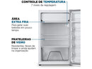 Frigobar Mondial 120L Branco e Cinza com Gaveta FGB-01-W120 - 220V