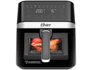 Fritadeira Elétrica Sem Óleo/Air Fryer Oster DiamondTech Preto e Prata com Timer 6L - 220V