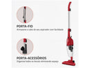 Aspirador de Pó 2 em 1 Mondial 1500W Turbo Cycle AP-40-R Vermelho e Preto - 220V