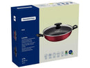 Panela Wok Tramontina Com Tampa Alumínio Antiaderente Starflon Max Loreto Grafite 28cm