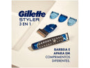 Barbeador Elétrico Gillette Styler Seco e Molhado  - Pilha AA