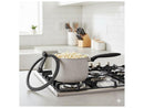 Panela Pipoqueira Brinox de Alumínio com Tampa de Vidro 5,5L 22cm Vanilla Ceramic Life Pic Poc