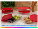 Conjunto de Assadeiras de Vidro Marinex 6 Peças