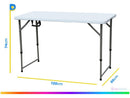 Mesa Dobrável Multiuso 1,20m Otello DOB-BR1