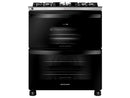 Fogão 5 Bocas Brastemp Preto Duplo Forno BFD5LAE - 220V
