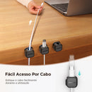 Organizador de Cabos Magnético Joyroom — Suporte Adesivo para Mesa