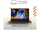 Notebook ASUS Vivobook Go 15 E1504FA AMD Ryzen 5 7520U 16GB Ram 512GB SSD Linux KeepOS Tela 15,6" FHD Black - NJ1288