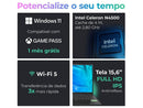 Notebook Positivo Vision C15M Intel Celeron N4500 4GB RAM 128GB eMMC 15" Full HD Windows 11 Intel Graphics 3002996