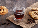 Jogo de Copos de Vidro de Café Parede Dupla 80ml 4 Peças Haus Concept Inspire