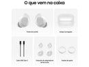 Fone de Ouvido Bluetooth Samsung Buds Core com Microfone Cancelamento de Ruído Esportivo Intra-auricular True Wireless Branco