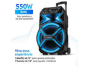 Caixa de Som Amplificada Bluetooth Mondial CM-550-L 550W USB - Bivolt