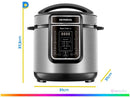 Panela de Pressão Elétrica 6L Mondial Digital Master Cooker PE-60-6L-I - 220V