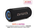 Caixa de Som Aiwa AWS-SP-04-LB Bluetooth Portátil 40W USB - Bivolt