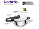 Panela de Pressão Rochedo Inox 4L Fechamento Externo Trendy