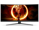 Monitor Gamer Curvo AOC Gaming U34G4C 34" WQHD 180Hz 0,5ms HDMI DisplayPort FreeSync U34G4C/57 - Bivolt