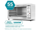 Forno Elétrico de Bancada 55L Branco PFE57 - 110V