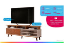 Rack para TV até 70" 1 Porta DJ Móveis Flow