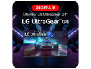 Monitor Gamer LG 24G411A-B 24” Full HD Preto UltraGear G - Bivolt