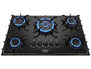 Cooktop 5 Bocas a Gás GLP Itatiaia Preto Itamaster - Bivolt