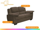 Sofá 2 Lugares Suede Carmel Linoforte