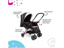 Carrinho de Bebê com Bebê Conforto Cosco Kids Travel System Reverse 4 Rodas 0 a 15kg