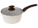 Jogo de Panelas Brinox Cerâmico de Alumínio Vanilla 5 Peças Optima Essentials Ceramic Life