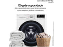 Lava e Seca LG 12kg Smart VC4 CV5012WC4 com - 110V