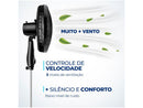 Ventilador de Coluna Mondial Super Power VSP-40C-NB 40cm 6 Pás 3 Velocidades Preto - 110V