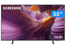 Smart TV 55" Samsung 4K OLED S85F QN55S85FAGXZD 120Hz Tizen Smart TV NQ4 AI Gen2 Bixby Alexa 4 HDMI