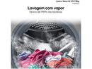 Lava e Seca LG 12kg Smart VC4 CV5012PC4 com Inteligência Artificial Água Quente e Fria Prata - 110V
