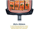 Fritadeira Elétrica sem Óleo/Air Fryer Britânia Redestone Preta com Timer 5,2L - 220V