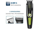 Aparador de Pelos Mondial Super Groom 6 em 1 - Bivolt