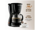 Cafeteira Elétrica Mondial Dolce Arome Black C-30-18X-FB 18 Cafés Preta - 110V