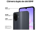 Smartphone Samsung A07 128GB Preto 4GB RAM Tela 6,7" Câm. Dupla + Selfie 8MP