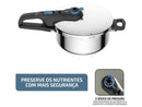 Panela de Pressão Rochedo Inox 4L Fechamento Externo Trendy