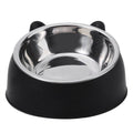 Comedouro Inclinado para Cães e Gatos — Tigela de Aço Inox Antiderrapante