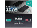 Carregador Portátil/Power Bank ELG PB102BK 10.200mAh