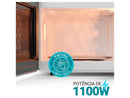 Micro-ondas Philco 28L Prata Espelhado PMO30S - 110V