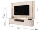 Rack para TV até 75" 1 Gaveta 2 Portas DJ Móveis Areta