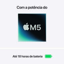Notebook MacBook Air Apple 15" M5 24GB RAM 1TB SSD Estelar