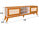 Rack para TV até 65" 2 Portas EDN Móveis Andros